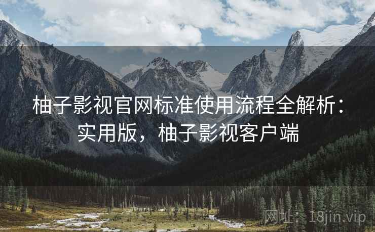 柚子影视官网标准使用流程全解析：实用版，柚子影视客户端